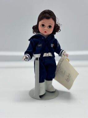 Madame Alexander 8” Doll “U S Navy” Sleep Eyes